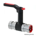 Produktbild: VSH PowerPress PP550EL Kugelhahn mit langer Spindel, 1