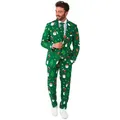 Produktbild: Opposuits Partyanzug Festivity Green Anzug, Cooler Anzug für die Weihnachtsfeier grün 50