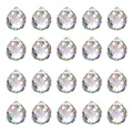 Produktbild: 20x Kristalle zum Aufhängen 20mm Prisma Kristall Sonnenfänger Deko Kronleuchter