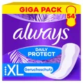 Produktbild: always Slipeinlage Daily Protect Extra Long mit leichtem Duft Gigapack 54