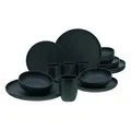Produktbild: CreaTable Kombiservice  Uno , schwarz , Steinzeug/Steingut , Maße (cm): B: 37 H: 49,5