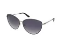 Produktbild: GUESS Cat Eye Damen Sonnenbrille GU7746 08B Schwarz Grau / Grau  66-14-135  Neu