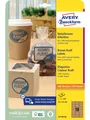 Produktbild: Avery Brown kraft rectangular Product Labels (recycle)
