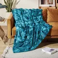 Produktbild: Kunstfell-Überwurfdecke 203 x 152 cm weich flauschig gemütlich warm flauschig...