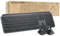 Produktbild: Logitech MX Keys Combo for Business - Gen 2 Bluetooth, Funk Tastatur, Maus-Set Beleuchtet, Handballenauflage, Wiederaufladbar