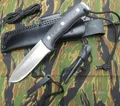 Produktbild: Joker NOMAD Messer Bushcraft Black N695 Stahl Micarta Feuerstarter Schaber Cord