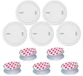 Produktbild: ABUS Rauchmelder PREFIRA 5 - Fehlalarm-Reduzierung - 5er Set + Magnetpads