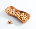 Produktbild: Snackteller aus Olivenholz 24x10 cm – Servierteller aus Holz – Nussschale – H...