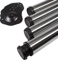 Produktbild: 4er Set Tischbein 60 x 870 mm Chrom poliert
