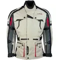 Produktbild: roleff Motorradjacke CHICAGO Mit Sicherheitsstreifen rot|schwarz S