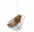 Produktbild: Clayre & Eef Shabby  Kaninchen Hase in Tasse Shabby Osterdeko 9 x 7 x5cm 6PR0692