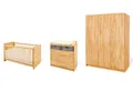 Produktbild: Pinolino® Babymöbel-Set Kinderzimmer-Set 'Natura' breit groß, 3-tlg.