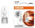 Produktbild: Osram W3W 12V 3W W2,1x9,5d Blister 2st. OSRAM Glassockellampe Standlicht