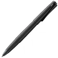 Produktbild: Lamy studio lx-all-black Tintenroller – universeller Stift in elegantem Gehäuse aus Ganzmetall – mit propellerförmigem Clip & in Strichbreite M – mit Tintenrollermine M 63 in schwarz