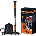 Produktbild: OSRAM Eiskratzer SNOWbrush 010, 4in1, schwarz / orange, mit Schneeschaufel, Besen, Abziehlippe und Teleskopgriff