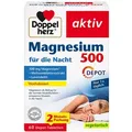 Produktbild: Doppelherz Magnesium 500 für die Nacht Tabletten