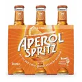 Produktbild: Aperol Spritz Cocktail Mischgetränk - Pack mit 3 Flaschen à 0,2 Liter für den perfekten Italian Aperitivo Genuss