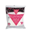 Produktbild: Hario Filterpapier V60 Gr. 02 100 Stück für 1-4 Tassen VCF-02-100W (Japan)