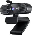 Produktbild: EMEET 2K Webcam C960 2K mit Dual Mikrofon Objektivabdeckung 76° Streaming Kamera