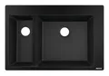 Produktbild: Hansgrohe S51 Einbauspüle S510-F635 180/450 - Graphitschwarz - 43315170