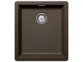 Produktbild: SCHOCK kompakte Küchenspüle 40,6 x 45,6 cm Greenwich N-100S Bronze - CRISTADUR braune Granitspüle ohne Abtropffläche ab 45 cm Unterschrank-Breite