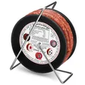Produktbild: WURSTBARON® Wurst Kabeltrommel Dartboard Design 350cm Krakauer Art 240g Geschenk