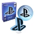 Produktbild: PlayStation Logo Licht - Offiziell lizenziertes Merchandise mit 3 Lichtmodi, schallreaktive Stimmungsbeleuchtung für Gaming- oder Bürodekoration, Geschenk für Gamer, betrieben mit USB oder Batterie