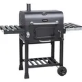 Produktbild: Taino Hero XL Holzkohlegrill BBQ Grillwagen Smoker Räucherofen Kohle
