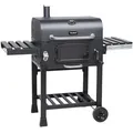 Produktbild: Taino Holzkohlegrill, Schwarz, Metall, 124x114x66 cm, Grills & Outdoor-Küchen, Holzkohlegrills
