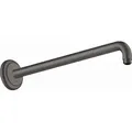 Produktbild: hansgrohe Brausearm 27348340 389mm, 90Grad Winkel, Wandmontage, brushed black chrome