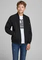 Produktbild: Jack & Jones Junior Bomberjacke JJERUSH windabweisend und pflegeleicht unifarben, modisch, regular fit, Web, Stehkragen