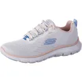 Produktbild: Skechers Flex Appeal 5.0 Sneaker Damen in natural mesh-light blue-peach trim, Größe 37 FS 2025