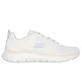 Produktbild: Skechers Damen Flex Appeal 5.0 New Path Sneaker, Natural Mesh/Light Blue & Peach Trim, 37 EU