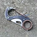 Produktbild: CRKT Compano – Mini-Taschenmesser mit Karabiner für den Schlüsselbund
