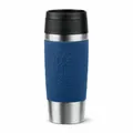 Produktbild: Emsa Isolierbecher Travel Mug Classic, To-Go-Becher, Edelstahl Dunkelblau 360 ml