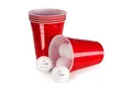 Produktbild: Vivaloo Becher Bierpongset, wiederverwendbare Partybecher und Bälle, 100-tlg., Original American Red Cups