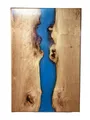 Produktbild: Xlmoebel Esstisch Massiver River Table mit einzigartigem Flussmuster aus Epoxidharz (1-St., Esstisch), Hergestellt in Europa