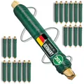 Produktbild: Novatool 20x Wickeldraht I grün I 0,65 mm I Draht I Basteldraht Floristendraht Blumendraht Bindedraht Biegedraht drehbinder rostfrei strohblumennadeln