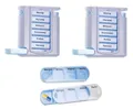 Produktbild: 2x Medikamentendosierer Tablettenbox Pillendose Pillenbox Medikamentenbox 7 Tage