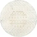 Produktbild: vidaXL Bistrotisch Vintage-Stil Rund Metall 40 x 70 cm Weiß - Weiß