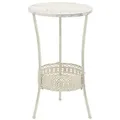 Produktbild: vidaXL Bistrotisch Vintage-Stil Rund Metall 40 x 70 cm Weiß