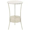 Produktbild: vidaXL Bistrotisch Vintage-Stil Rund Metall Weiß Stehtisch Bartisch Partytisch