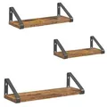 Produktbild: Boxxx Wandregal, Braun, Schwarz, Holzwerkstoff, Vintage, 35x10x12 cm, Typenauswahl, Küchen, Küchenmöbel, Küchenregale