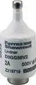 Produktbild: Mersen D-Sicherungseinsatz gG DII, 2A/AC500 DIIGG50V2