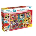 Produktbild: Disney 31757 Pinocchio Disney 2 in 1: Doppel Gesicht. Färbe den Rest Stück, Maxi Puzzle 108 Teile, Einheitsgröße