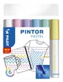 Produktbild: Pilot 4161S6P Kreativmarker Pintor Pastel - M, 6 Stück sortiert