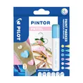 Produktbild: Pilot - Pintor, Wallet of 6 Creative Multi-Surface Water-Based Permanent Markers