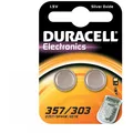 Produktbild: Duracell 357/303 SR44 Silberoxid Knopfzellen Batterie 1.5 V 2er Pack
