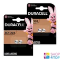 Produktbild: 4 DURACELL 357/303 SR44 BATTERIEN SILBEROXID 1.5V SR44W V357 EXP 2027 NEU