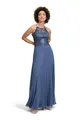 Produktbild: Vera Mont Damen Abendkleid rückenfrei Blue Stone,40